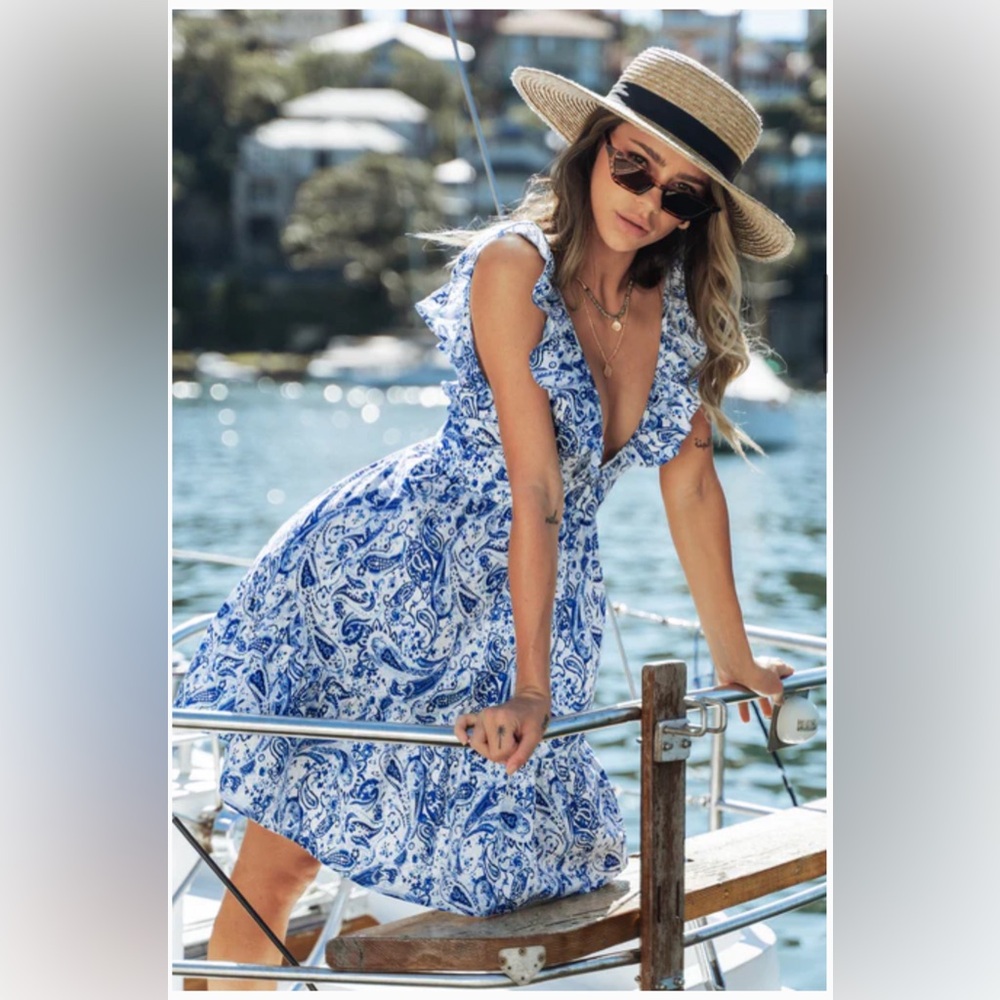 In Bloom Paisley Print Dress